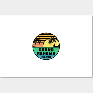 Grand Bahama Island Bahamas Tropical Beach Surfing Scuba Surf  Vacation Posters and Art